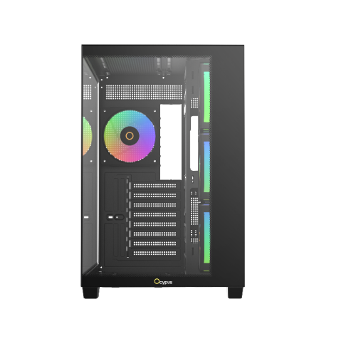 Корпус ПК без блока питания/ Case Ocypus Gamma C74 BK ARGB, Midi-Tower, TG, 4x120mm ARGB, 2xUSB-A 3.0 + 1xUSB-C 3.1, ATX, mATX, mITX Black Корпус ПК без блока питания/ Case Ocypus Gamma C74 BK ARGB, Midi-Tower, TG, 4x120mm ARGB, 2xUSB-A 3.0 + 1xUSB-C 3.1, ATX, mATX, mITX Black