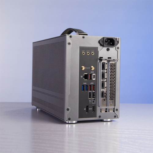Корпус без блока питания/ PCCooler I100 PRO MESH GY, Mesh Compact, Grey, SPCC, no fans ITX 60/300/SFX PSU support; 1x2.5