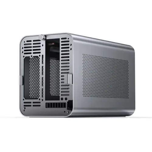 Корпус без блока питания/ Case JONSBO N1, Desktop SFF, 1x140mm, 1xUSB-A 3.0 + 1xUSB-C 3.2, SFX PSU Support, mITX Gray