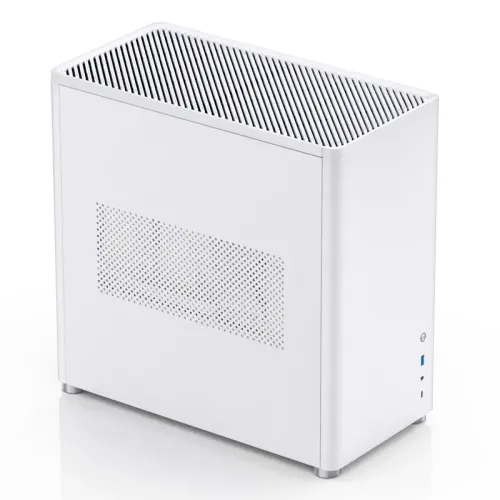 Корпус без блока питания/ Case JONSBO D40, Midi-Tower, TG, no fan, 1xUSB-A 3.2 + 1xUSB-C 3.2, ATX, mATX, White