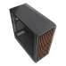 Корпус без блока питания/ Case HSPD F760, Mid Tower, Black, TG, 0.5 SPCC, 4x120mm ARGB E-ATX, ATX, mATX, mITX 165/420/200mm 2x2.5