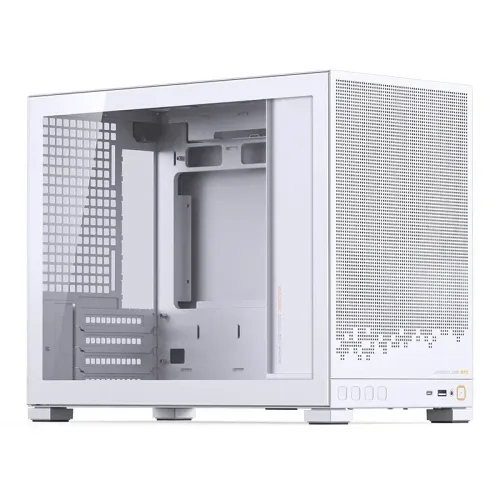 Корпус без блока питания/ Case JONSBO D32 STD, Mini-Tower, TG, no fan, 1xUSB-A 3.0 + 1xUSB-C 3.1, mATX, mITX White