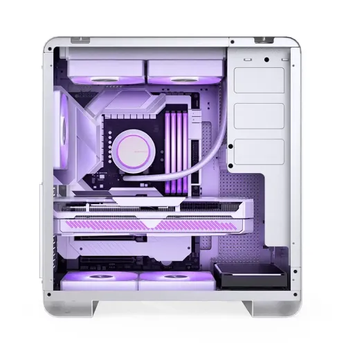Корпус без блока питания/ Case JONSBO U4 PRO MESH, Midi-Tower, no fan, 1xUSB-A 3.2 + 1xUSB-C 3.2, ATX, mATX, mITX White