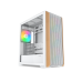 Корпус ПК без блока питания/ Case SAMA Z60 White, Midi-Tower, TG, 4x140mm ARGB, 2xUSB 3.0 + 1xUSB 3.1 Type-C, E-ATX, ATX, mATX, mITX White