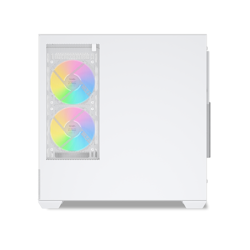Корпус ПК без блока питания/ Case SAMA V40 White, Midi-Tower, TG, 6x120mm ARGB, 2xUSB 3.0 + 1xUSB 3.1 Type-C, ATX, mATX, mITX White