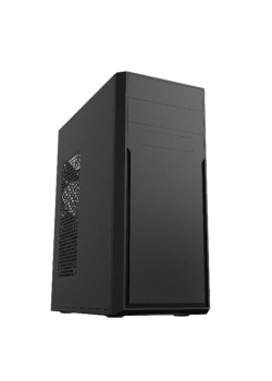 Корпус c блоком питания 600 Ватт/ Case Foxline FL-302-FZ600-U32 ATX case, black, w/PSU 600W, w/2xUSB2.0+2xUSB3.0, w/pwr cord, w/o FAN