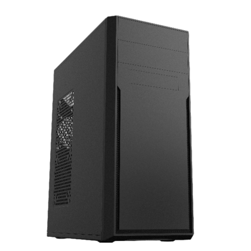Корпус c блоком питания 600 Ватт/ Case Foxline FL-302-FZ600-U32 ATX case, black, w/PSU 600W, w/2xUSB2.0+2xUSB3.0, w/pwr cord, w/o FAN