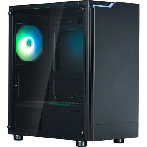 Корпус Zalman ZM-T4 Plus черный mATX 6x120mm 1x140mm 1xUSB2.0 2xUSB3.0 audio bott PSU [ZM-T4 PLUS]
