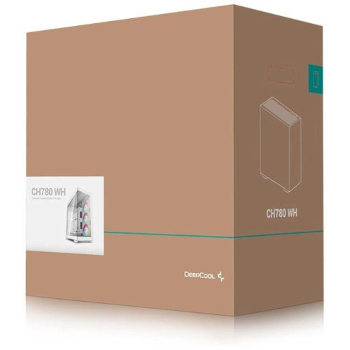 Корпус Deepcool CH780 белый ATX 9x120mm 9x140mm 4x180mm 4x200mm 4xUSB3.0 audio bott PSU [R-CH780-WHADE41-G-1]