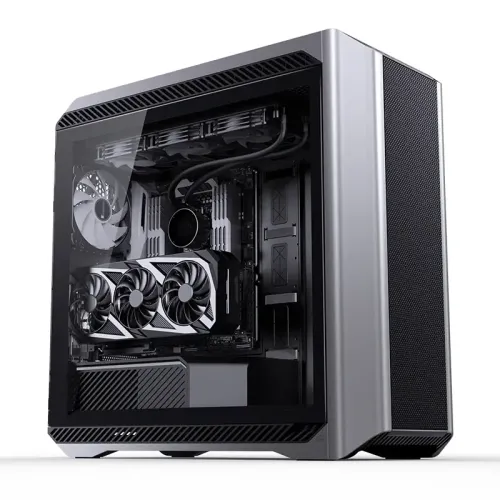 Корпус без блока питания/ Case JONSBO D500, Full-Tower, TG, 3x140mm ARGB, 2xUSB-A 3.2 + 1xUSB-C 3.2, E-ATX, ATX, mATX, mITX Silver