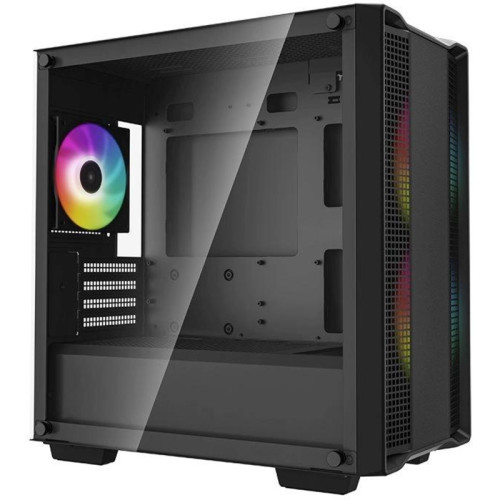 Корпус Deepcool CC360 ARGB черный mATX 5x120mm 4x140mm 1xUSB2.0 1xUSB3.0 audio bott PSU [R-CC360-BKAPM3-G-1]