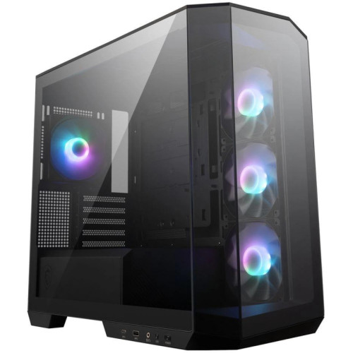 Корпус MSI MAG PANO M100R PZ черный mATX 3x120mm 4x140mm 1xUSB3.1 audio CardReader AirDuct bott PSU [306-7G24R21-809]