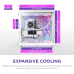 Корпус без блока питания/ Case NZXT H9 Flow RGB+ (2025), Midi-Tower, TG, 6x140mm RGB + 1x120mm RGB, 2xUSB-A 3.2 + 1xUSB-C 3.2, E-ATX, ATX, mATX, mITX White