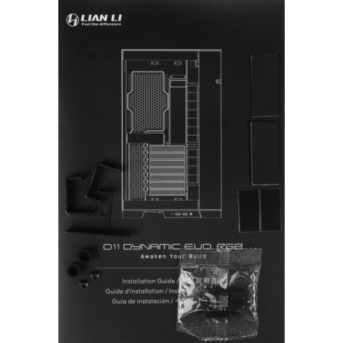 Корпус Lian-Li O11 Dynamic EVO RGB черный ATX 10x120mm 9x140mm 2xUSB3.0 audio [G99.O11DERGBX.00]