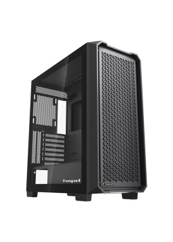 Корпус без блока питания/ Case HSPD F750, Mesh Full Tower, Black, TG, 0.6 SPCC, no fans, E-ATX, ATX, mATX, mITX 160/405/160mm 3x2.5