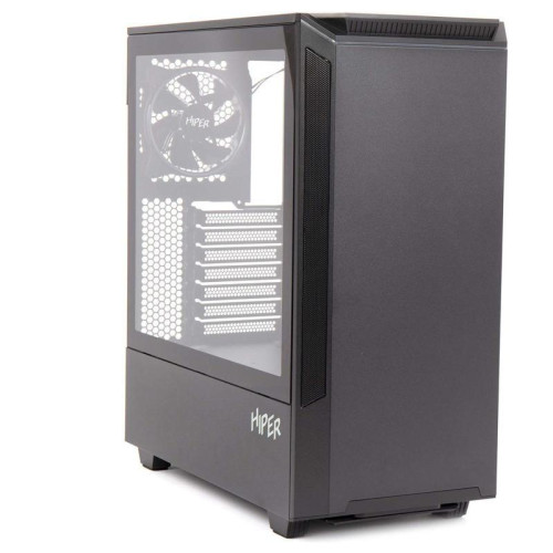 Корпус Hiper PB81 черный ATX 4x120mm 2xUSB2.0 2xUSB3.0 audio bott PSU [PB81]