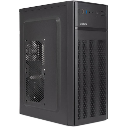 Корпус Digma DCC-MD301 черный ATX 1x80mm 4x120mm 1xUSB2.0 1xUSB3.0 audio [DCC-MD301]