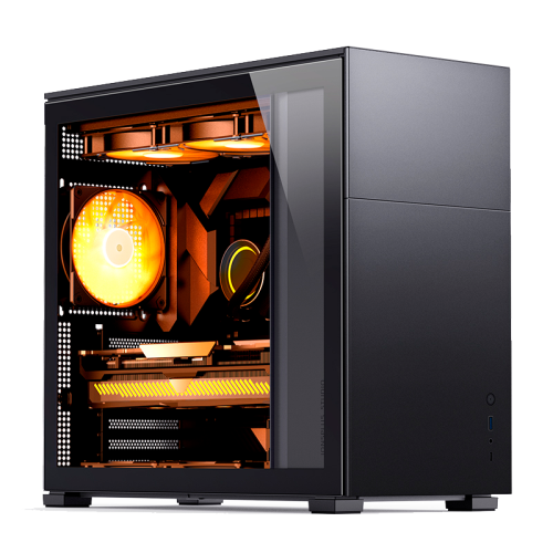 Корпус без блока питания/ Корпус JONSBO D41 STD Black ATX без БП, боковая панель из закаленного стекла, mini-ITX, micro-ATX, ATX, черный