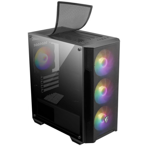 Корпус MSI MAG Forge M100A черный mATX 2x120mm 2xUSB2.0 1xUSB3.0 audio bott PSU [306-7G20A21-809]