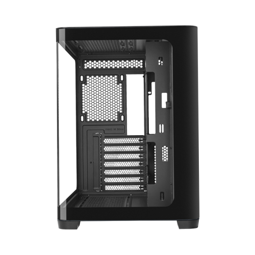 Корпус ПК без блока питания/ Case SAMA V60E Black, Midi-Tower, TG, no fans, 2xUSB 3.0 + 1xUSB 3.2 Type-C, ATX, mATX, mITX Black