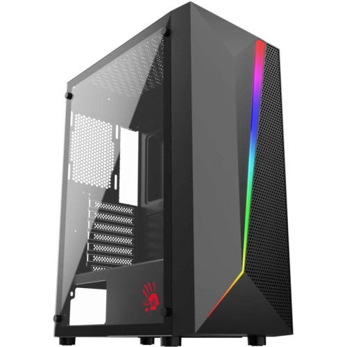 Корпус Bloody BD-CC106 черный без БП ATX 8x120mm 1xUSB2.0 1xUSB3.0 audio bott PSU