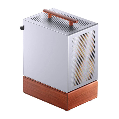 Корпус без блока питания/ Case JONSBO T7, Mini-Tower, TG, no fan, 1xUSB-A 3.0 + 1xUSB-C 3.2, mATX, mITX Silver