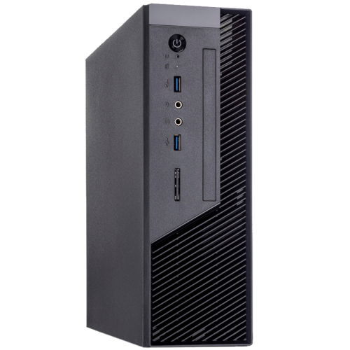 Корпус с блоком питания 250Вт./ Сase Foxline mITX 250W TFX, 2xUSB3.0, Black/Black Trim, powercord
