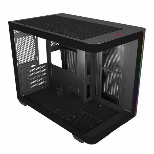 Корпус Bloody BD-CC112 черный без БП mATX 9x120mm 2xUSB3.0 audio bott PSU