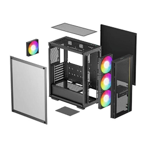 Корпус Deepcool Matrexx 55 V4 MESH черный ATX 7x120mm 2x140mm 2xUSB3.0 audio bott PSU [R-MATREXX55-BKAGA4-G-4]