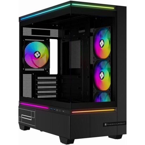 Корпус без блока питания/ Case Thermalright M10 FAN4-C, Mini-Tower, TG, 4x120mm ARGB, 2xUSB-A 3.0, 1xUSB Type-C, mATX, mITX Black Корпус без блока питания/ Case Thermalright M10 FAN4-C, Mini-Tower, TG, 4x120mm ARGB, 2xUSB-A 3.0, 1xUSB Type-C, mATX, mITX Black