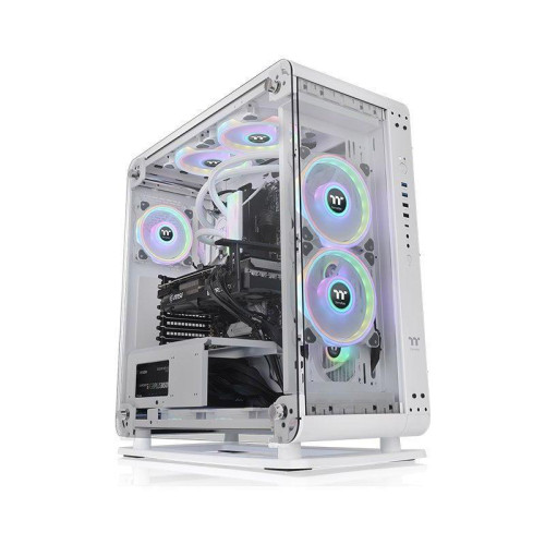 Корпус Thermaltake Core P6 TG белый ATX 13x120mm 8x140mm 2xUSB2.0 2xUSB3.0 audio bott PSU [CA-1V2-00M6WN-00]