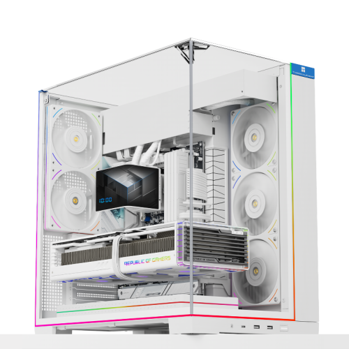 Корпус без блока питания/ Case Thermalright A70 FAN5-C, Midi-Tower, TG, 5x120mm ARGB, 2xUSB-A 3.0, 1xUSB Type-C, ATX, mATX, mITX White Корпус без блока питания/ Case Thermalright A70 FAN5-C, Midi-Tower, TG, 5x120mm ARGB, 2xUSB-A 3.0, 1xUSB Type-C, ATX, mATX, mITX White