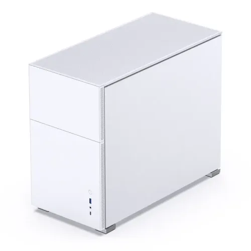 Корпус компьютерный Mini-Tower/ Case JONSBO D31 STD, Mini-Tower, TG, no fan, 1xUSB-A 3.2 + 1xUSB-C 3.2, mATX, mDTX, mITX White