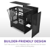 Корпус без блока питания/ Case NZXT H3 Flow (2025), Midi-Tower, TG, 1x120mm, 1xUSB-A 3.2 + 1xUSB-C 3.2, mATX, mITX Black