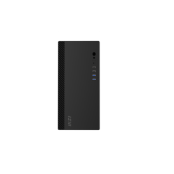 Корпус ПК без блока питания/ Case MSI PRO SHIELD M100P, Midi-Tower, 1x80mm, 2xUSB 3.2, 2xUSB 2.0, mATX, mITX Black