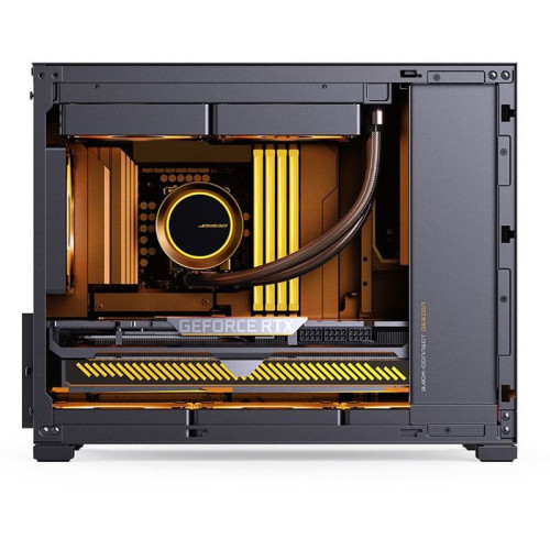 Корпус без блока питания/ Jonsbo D32 STD BLACK, Mini-Tower, no fans, mATX, mITX, 1xUSB3.2 Gen1 Type-A, 1xUSB3.2 Gen 2 Type-C, 1xAUDIO, 1xMIC