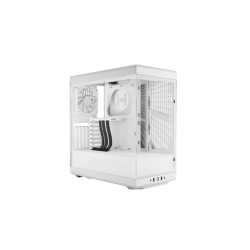 Корпус без блока питания/ Case HYTE Y40, Midi-Tower, TG, no fans, 2xUSB-A 3.2, 1xUSB Type-C, ATX, mATX, mITX Snow White