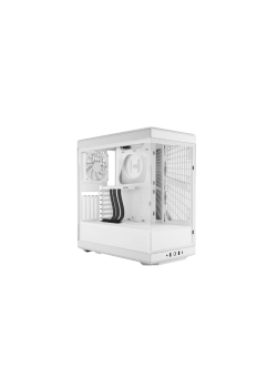 Корпус без блока питания/ Case HYTE Y40, Midi-Tower, TG, no fans, 2xUSB-A 3.2, 1xUSB Type-C, ATX, mATX, mITX Snow White