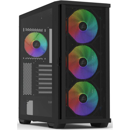 Корпус Zalman Z10 PLUS черный ATX 10x120mm 4x140mm 2xUSB3.0 audio bott PSU [Z10 PLUS]