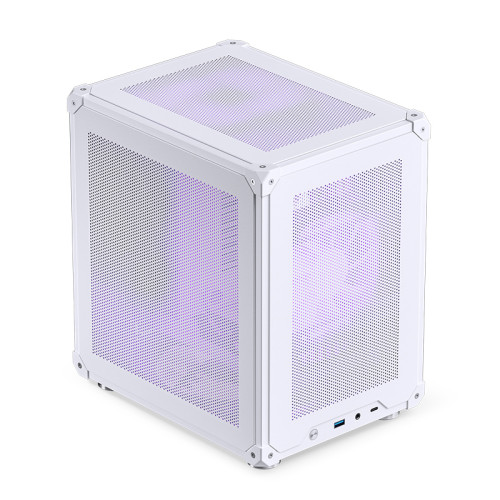 Корпус без блока питания/ Корпус JONSBO C6 White MATX без БП, mini-ITX, micro-ATX, белый