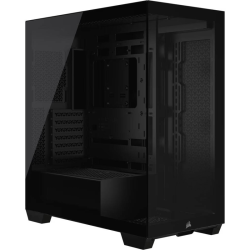 Корпус без блока питания/ Case Corsair 3500X, Midi-Tower, TG, no fan, 2xUSB-A 3.2, 1xUSB 3.2 Type-C, E-ATX, ATX, mATX, mITX Black