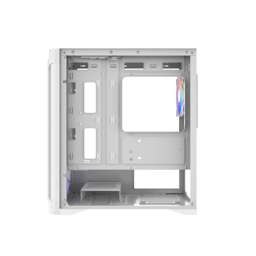 Корпус ПК без блока питания/ Case SAMA S31 White, Midi-Tower, TG, 4x120mm ARGB, 2xUSB 3.0 + 1xUSB 3.2 Type-C, mATX, mITX White