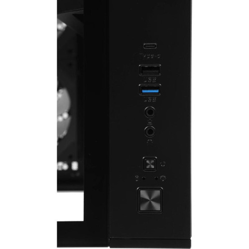 Корпус Formula Crystal Z9ML Floe черный без БП mATX 1xUSB3.0 1xUSB3.1 audio bott PSU