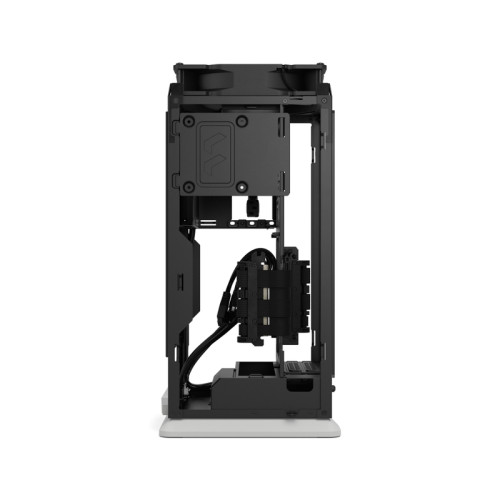 Корпус без блока питания/ Case Fractal Design Mood, Mini-Tower, 1x180mm, 2xUSB-A 3.0 + 1xUSB 3.2 Type-C, SFX PSU Support, mITX Light Gray