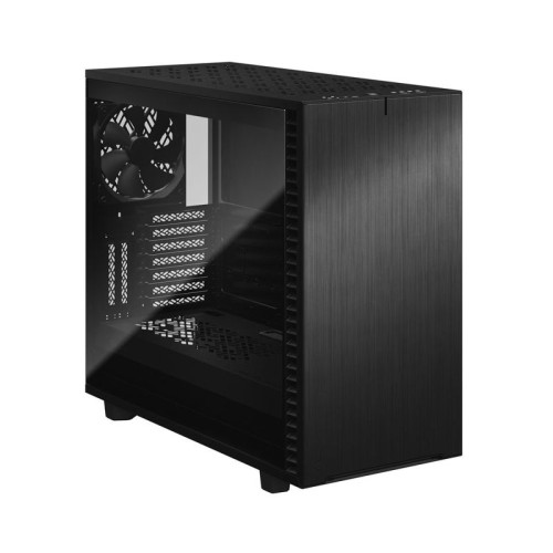 Корпус ПК без блока питания/ Case Fractal Design Define 7 TG Dark Tint, Midi-Tower, 3x140mm, 2xUSB-A 2.0 + 2xUSB-A 3.2 + 1xUSB 3.2 Type-C E-ATX, ATX, mATX, mITX Black