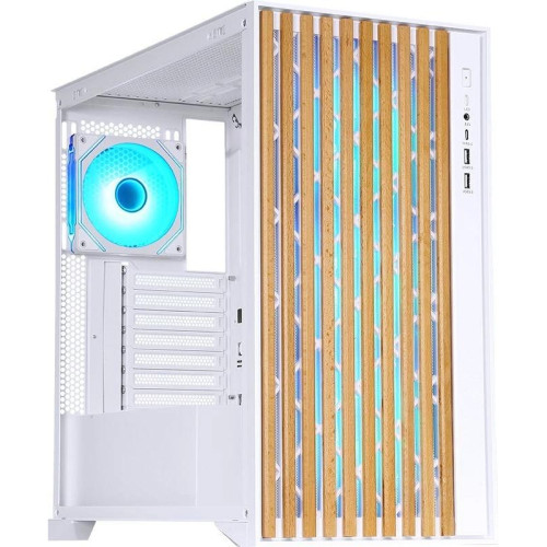 Корпус Formula TimberLine T0 белый ATX 6x120mm 6x140mm 2xUSB3.0 audio [TIMBERLINE T0]