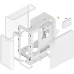 Корпус без блока питания/ Case HYTE X50 Air, Midi-Tower, no fans, 2xUSB-A 3.2, 1xUSB Type-C, E-ATX, ATX, mATX, mITX Snow White