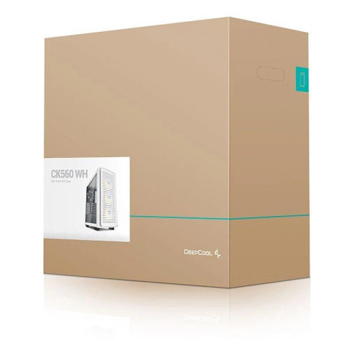 Корпус Deepcool CK560 WH белый ATX 3x120mm 4x140mm 2xUSB3.0 audio bott PSU [R-CK560-WHAAE4-G-1]