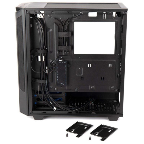 Корпус Hiper PB81 черный ATX 4x120mm 2xUSB2.0 2xUSB3.0 audio bott PSU [PB81]