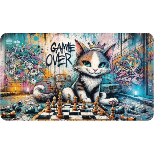 Коврик для мыши Cactus Game Over 700x400x4мм (CS-MP-COR01XLL)